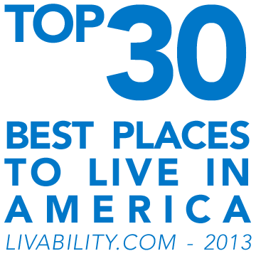 Top 30 best places to live in America - livability.com - 2013