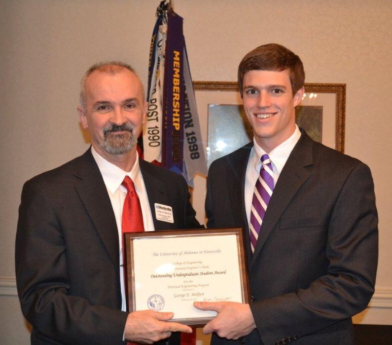 Engineering Professors and Students honored at E-week banquet (2/2013)