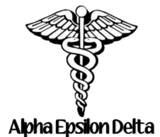 Alpah Epsilon Delta logo
