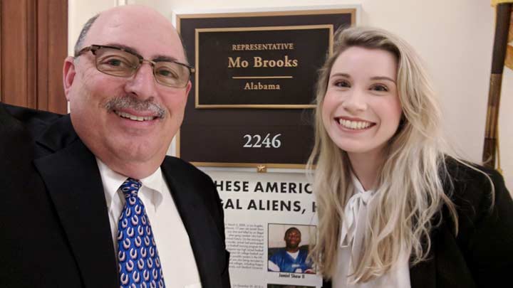 A trip to Capitol Hill gives public affairs graduate real-world political advocacy experience
