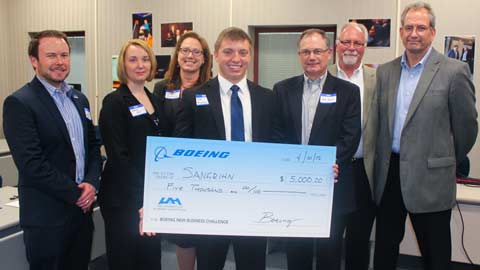 UAH students awarded $10,000 in scholarships at 3rd annual Boeing New Business Challenge