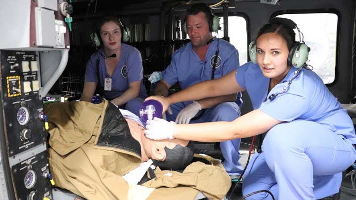 New elective gives students preview of the ups and downs of critical care transport nursing