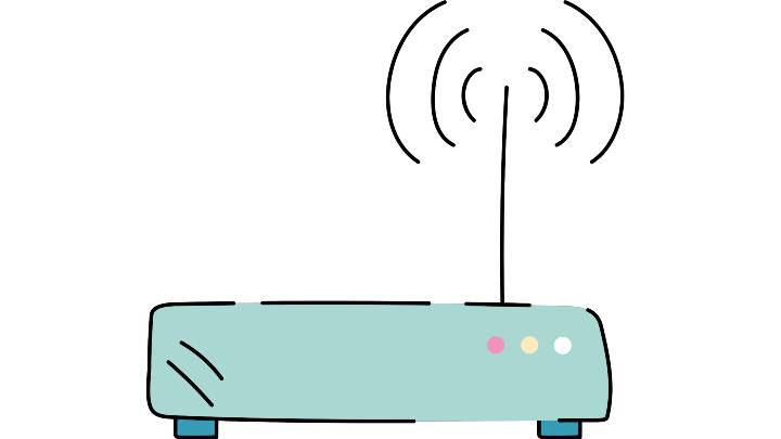 photo of a wireless router