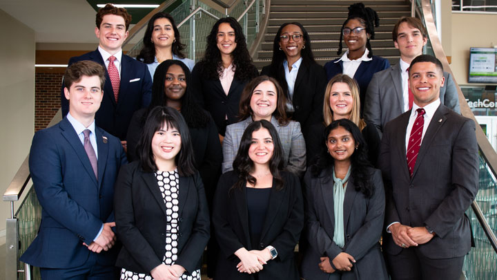 The inaugural 2024 cohort of The University of Alabama System Capitol Scholars Program features students from The University of Alabama in Huntsville
