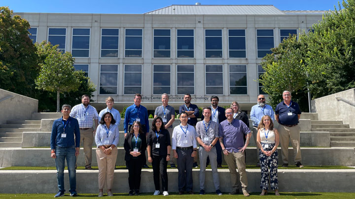 20 new faculty members to join The University of Alabama in Huntsville for fall 2025 are, front row, left to right, Bhaskar Gaur, Purva Diwanji, Amanda Markert, Zahra “Ideh” Kashefineyshaburi, Yue Xiao, Joshua Tonkel, Ryan Reynolds and Shauna Bowes, and back row, left to right, Daniel Krenn, Bailey Phillips, Gray Kochhar-Lindgren, Jonathan Blakely, Abdullah Yildizbasi, Farhan Majid, April Urban, Sergio Garduno and Philip Burton.