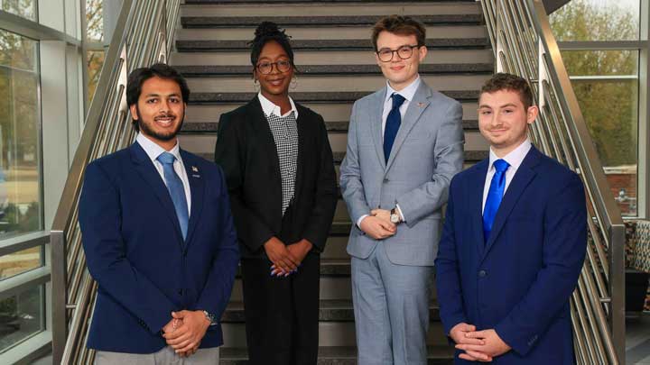 Om Patel, LoriElle Hutchinson, Andrew Brien, Braeden Hayes