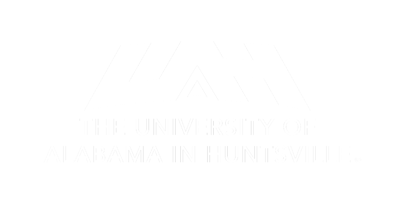 UAH Logo White Type For Use On Dark Backgrounds