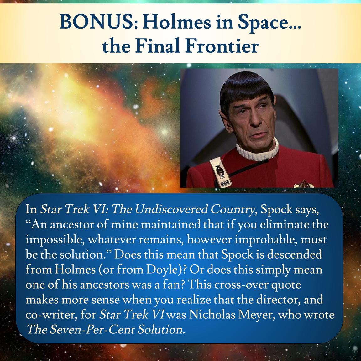 23 bonus holmes in space the final frontier