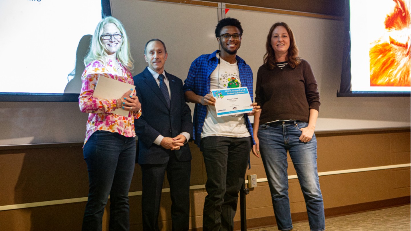 Provost with Student Award