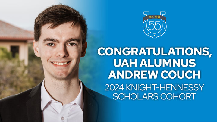 UAH Alumnus Andrew Vouch 2024 Knight-Hennessy Scholars Cohort