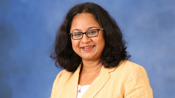 Dr. Chaity Banerjee Mukherjee, an assistant professor in the Department of Computer Science at The University of Alabama in Huntsville.