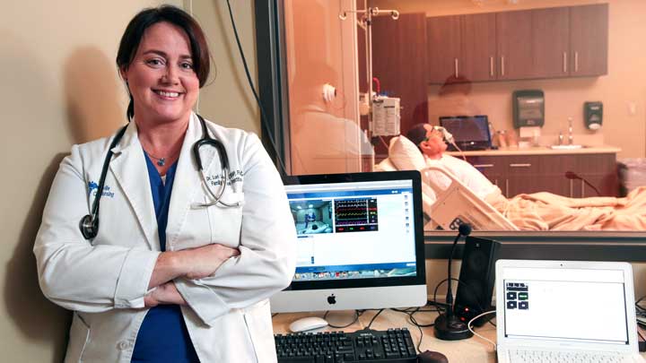 New UAH center consolidates use of simulators to train student nurses