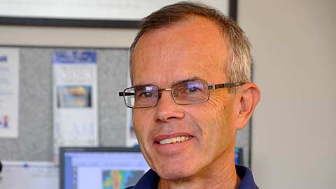 Dr. Kevin Knupp, a UAH professor of atmospheric science